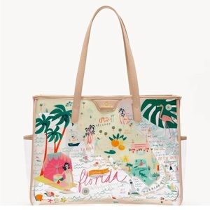 NWT Florida Clear Beach Tote